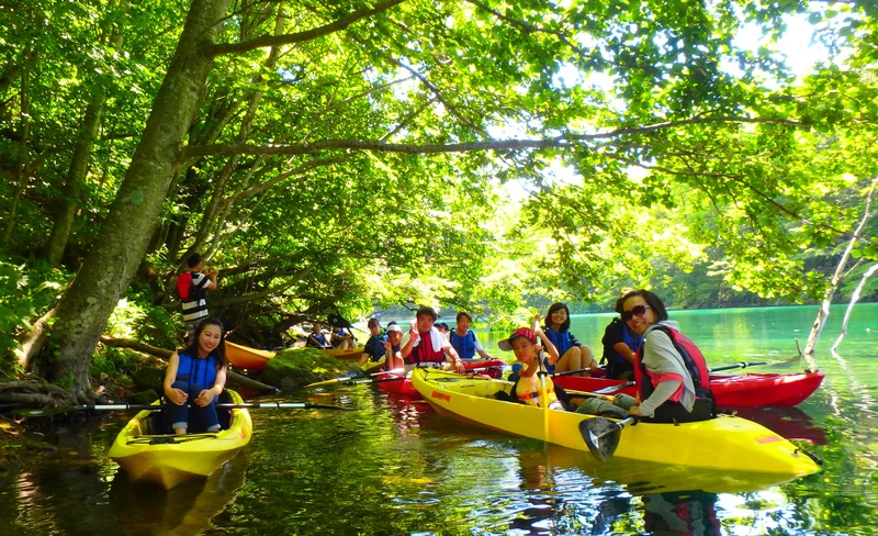 北海道支笏湖透明皮划艇體驗