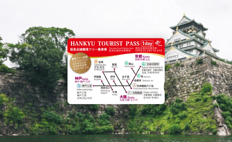 阪急全線1日／2日乘車券