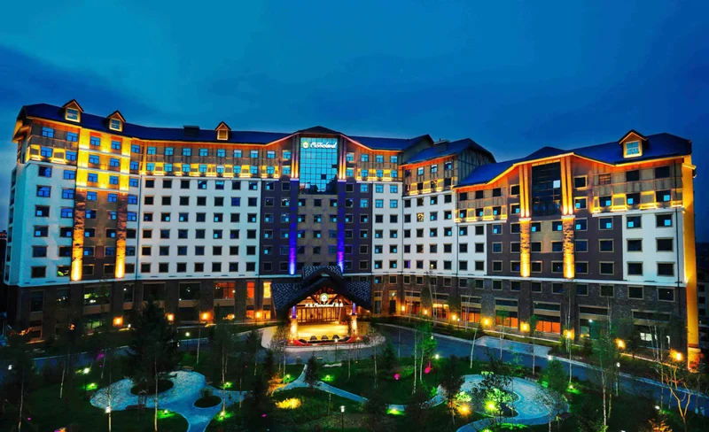 長白山萬達Momoland酒店住宿套餐（含早餐+滑雪+溫泉+接送機）