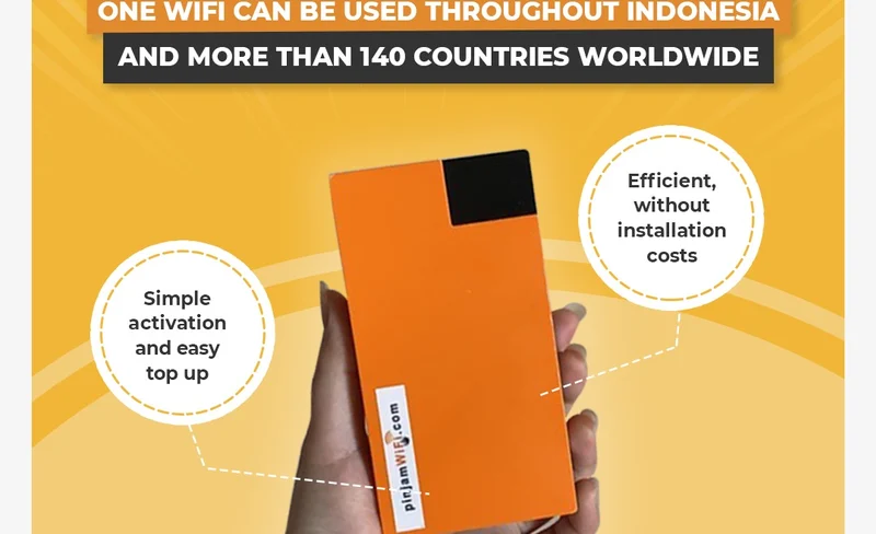 4G / 5G日本無限流量WiFi（印尼郵寄）
