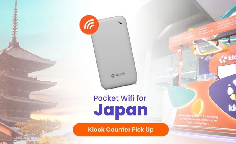【Klook櫃檯領取】日本無限流量4G隨身Wifi