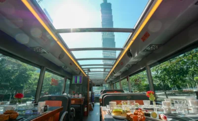 臺北雙層餐車用餐體驗-KLOOK