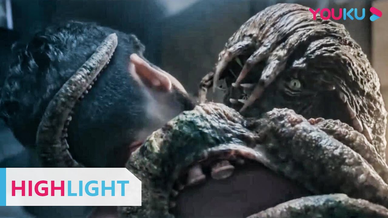 ENGSUB 怪物章鱼袭击科考站！博士邪恶计划败露欲灭口罗萨！ |【极寒之地 The Antarctic Octopus】| YOUKU MOVIE | 优酷电影